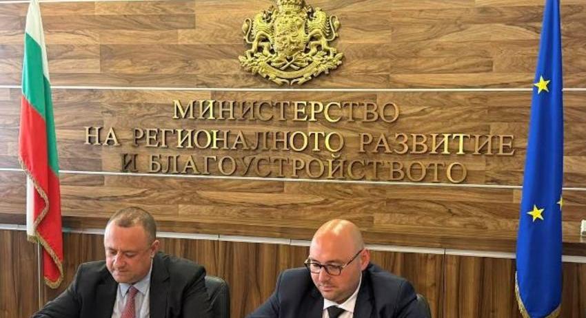 Подписаха споразумение за финансиране на проект за благоустрояване на жк „Житница”