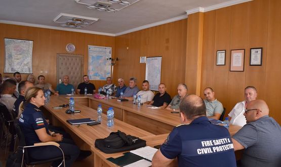 Обсъдиха мерки за пожарна безопасност
