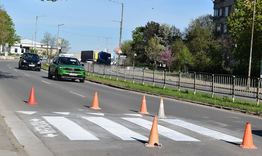 Хоризонталната маркировка на основните улици в Разград ще бъде опреснявана вечер