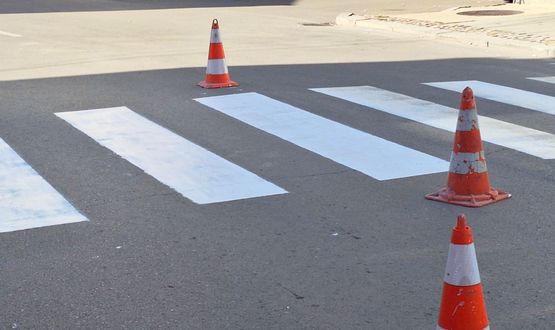 Затворени пътни участъци в централната част на Разград в четвъртък заради опресняване на пешеходни пътеки