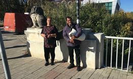 Певица и гайдар повдигат настроението  на  хората в Разград