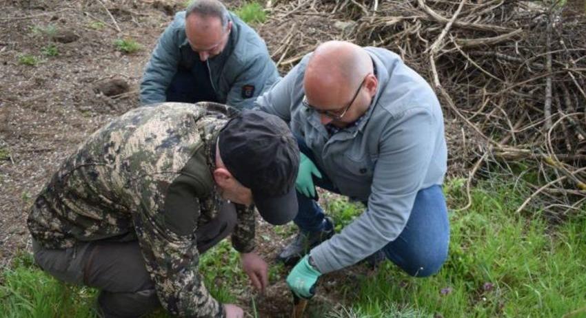 Ръководството на Община Разград и общински съветници се включиха в залесителна акция